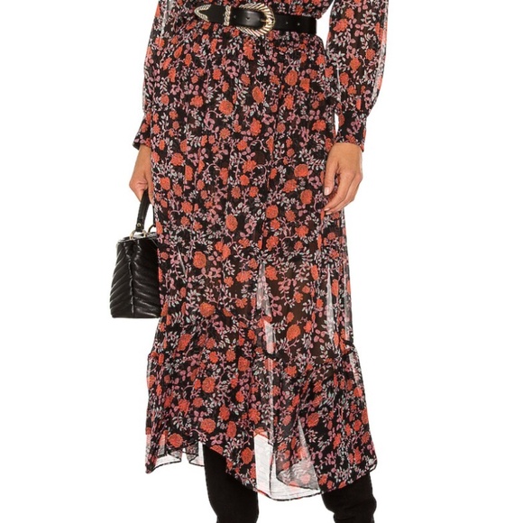 MISA Carnelian Blooms Agyness Skirt — Size Large - Picture 4 of 16